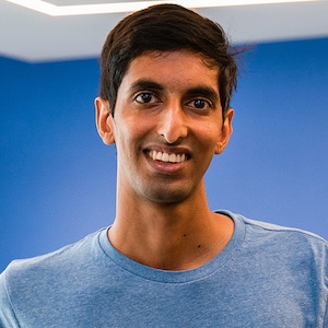 Headshot of teaching assistant Vasu Vikram